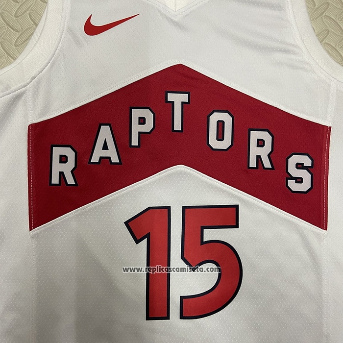 Camiseta Toronto Raptors Vince Carter #15 Association 2022-23 Blanco